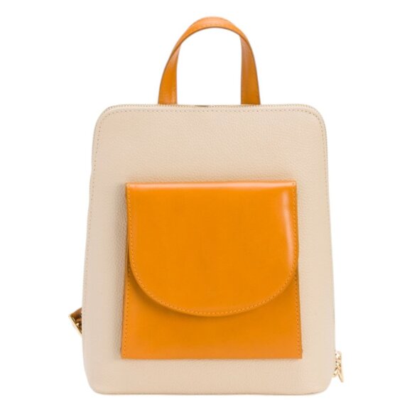 Divina Firenze Handbags - DIVINA FIRENZE Made In Italy Leather Backpack With Convertible Straps